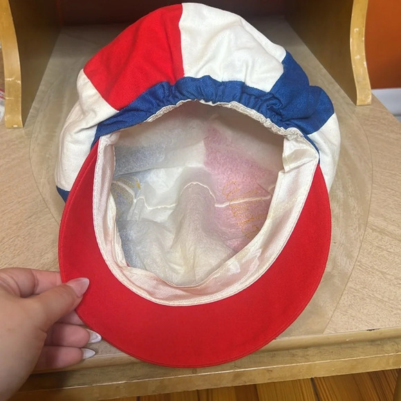 Vintage 70s Six Flags Great America Bugs Bunny Patriotic Engineer Hat USA - Picture 15 of 16